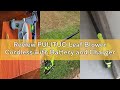 Review PULITUO Leaf Blower Cordless with Battery and Charger, 20V Electric Cordless Blower 120MPH Sm