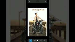 Racing Bike 30 Second Me Photo Editing PicsArt | Photo Editing | #Shorts screenshot 5