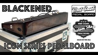 Icon Series Blackened pedalboard custompedalboard iconseriespedalboard