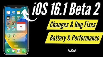 ios 16.1 beta 2 I Changes & Bug Fixes in Hindi I TechnoaddictsIndia