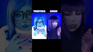 Amo este dúo 💜💙 #makeup #insideout #cosplay #intensamente2