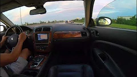 2007 JAGUAR XKR COUPE SUPERCHARGED V8 WITH 420HP DRIVING VIDEO W/MIC MOUNTED OUTSIDE NEAR EXHAUST