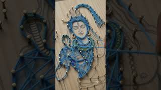 Lord Shiva String Art — From Tiny Nails to a Divine Masterpiece 🔱🕉️