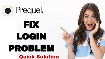 How To Fix And Solve Login Problem On Prequel App | Easy Fix