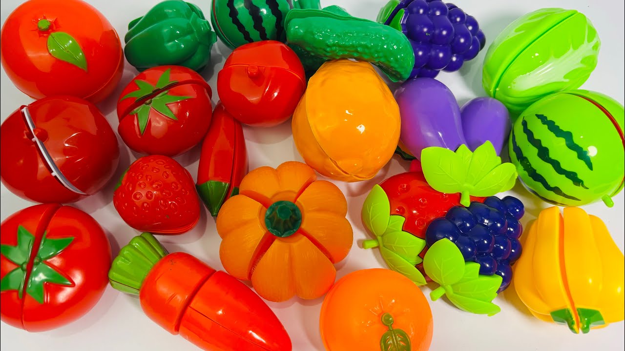 ASMR Oddly Satisfying Fruit Cutting Sounds 🍉