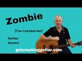 Zombie - easy guitar lesson