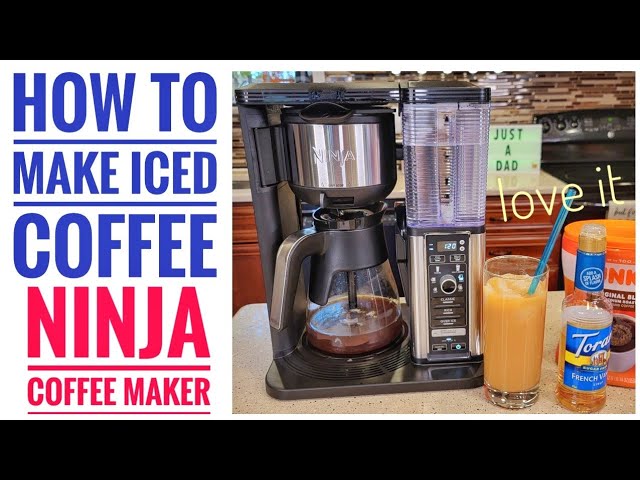 How To Make Iced Coffee Ninja 10 Cup Specialty Coffee Maker CM401