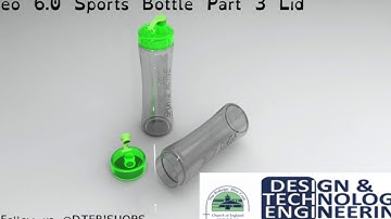 Creo 6.0 Drinks bottle tutorial PART 3 Lid