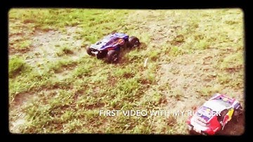 First video with my Rustler VXL ( Traxxas )