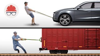 Which Is Easier To Pull? (Railcars vs. Road Cars)