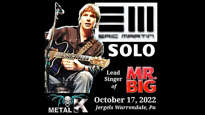 Eric Martin (Mr. Big) - Live @ Jergel's Rhythm Gri...