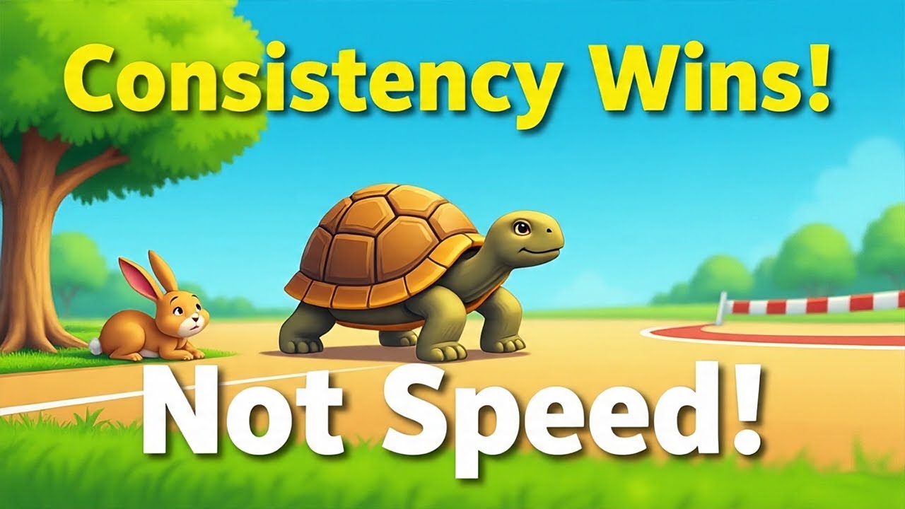 Life Lessons from the Tortoise and the Hare | Why Consistency Beats Speed