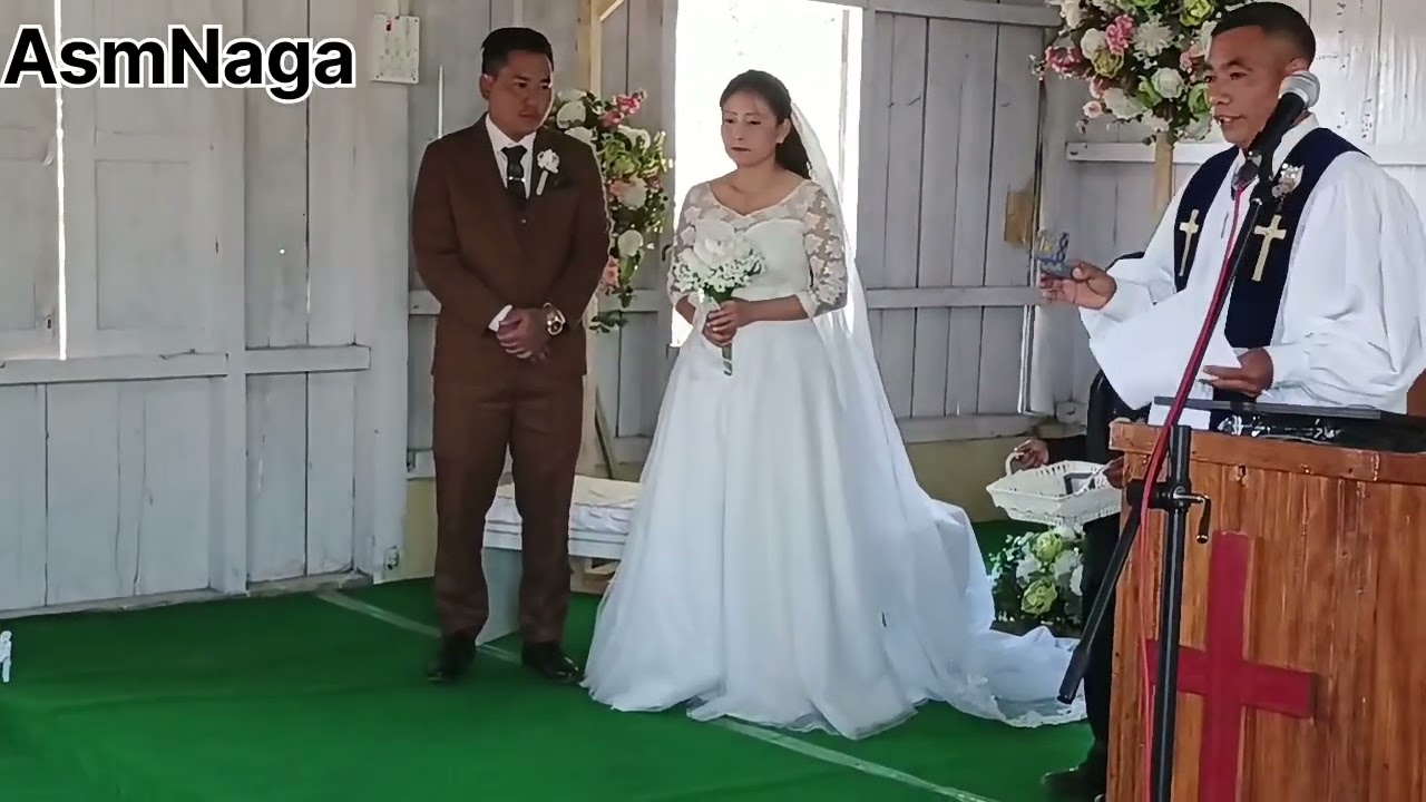 Holy matrimony Atipa & Diana at N.Longmatra village 