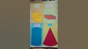 shapes drawing...(cuboid) (cube) (cone) (cylinder) #short #trending #viral video#