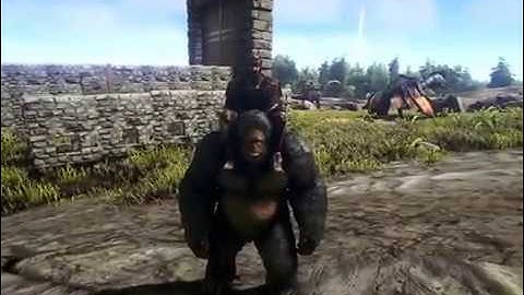 ARK PS4/XBONE Gigantopithecus Easy tame w/pen (Bigfoot/Monkey Man)