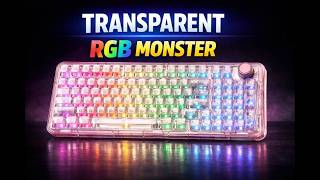 YUNZII X98 Transparent Keyboard: Gimmick or Actually Good (Sound Test)