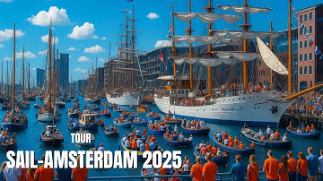 United by Waves: Sail Amsterdam 2025 – Boat Ride & Canal Walk Tour