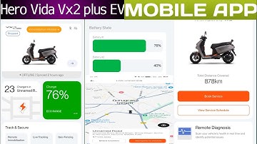 Bluetooth connect in mobile app Hero Vida VX2 Plus Electric Scooter |Step-by Step Guide💯😊🛵