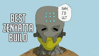 How the top 1 zenyatta player use zenyatta (top 500 build)