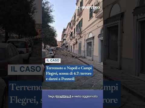 Video Terremoto a Napoli, scossa fortissima avvertita in città: magnitudo di 4.7, la più forte di sempre