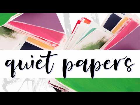 When Your Collage Papers Are Too Loud, Do This