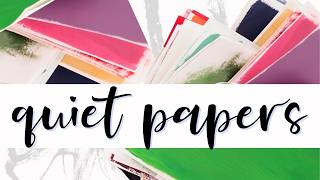 When Your Collage Papers Are Too Loud, Do This