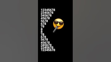 Thumbnail of 12345678 song #frenzy #edit
