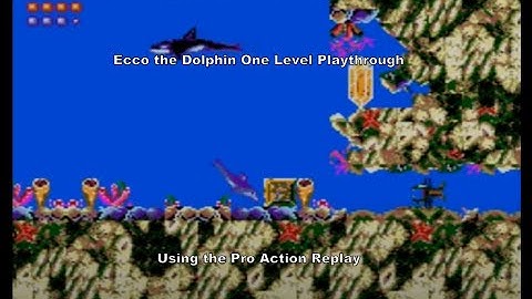 Ecco The Dolphin One Level Playthrough using the PAR for the Master System :D #MasterSystem #Sega