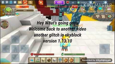 Another glitch in skyblock blockman go version 1.13.10 not 1.14.3