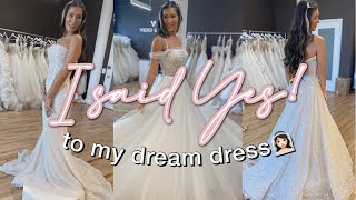 WEDDING DRESS SHOPPING IN NYC 👰🏻‍♀️💍 | VIERO BRIDAL + MILLA NOVA