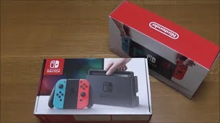 【NINTENDO SWITCH】任天堂 スイッチ 本体の紹介（ネオンブルー、レッド）