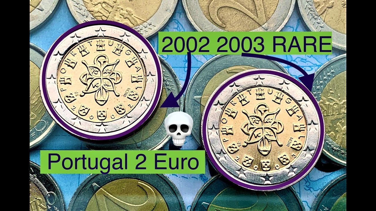 Piece De 2 Euros Rare Portugal 2002