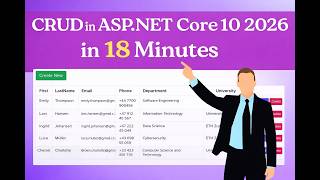 Build your first  CRUD in ASP.NET Core (.NET 10) | Student Management in 18 Minutes [2026]