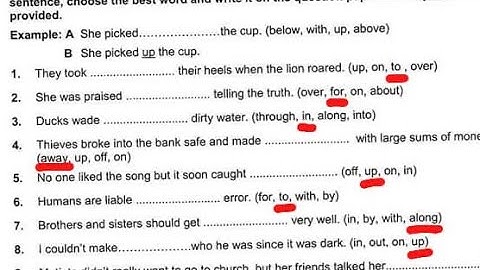 English paper 2- Structure exam revision questions and answers