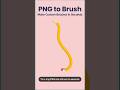 Turn PNG Image into a Custom Brush in Illustrator #illustratortips #brushpen