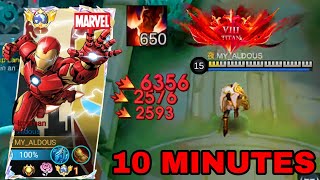 650 STACKS AT 10 MINUTES! 😱 ALDOUS HIT THIS INSANE DAMAGE!