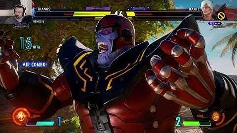MvC Infinite: Week 2 Online Play pt19 - vs. Dante/Jedah