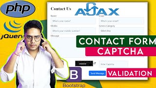 Contact form in PHP and AJAX with Captcha validation | Contact Page