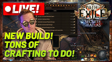 🔴Crafting Stream! New Build: Explosive Elementalist Alva Farmer