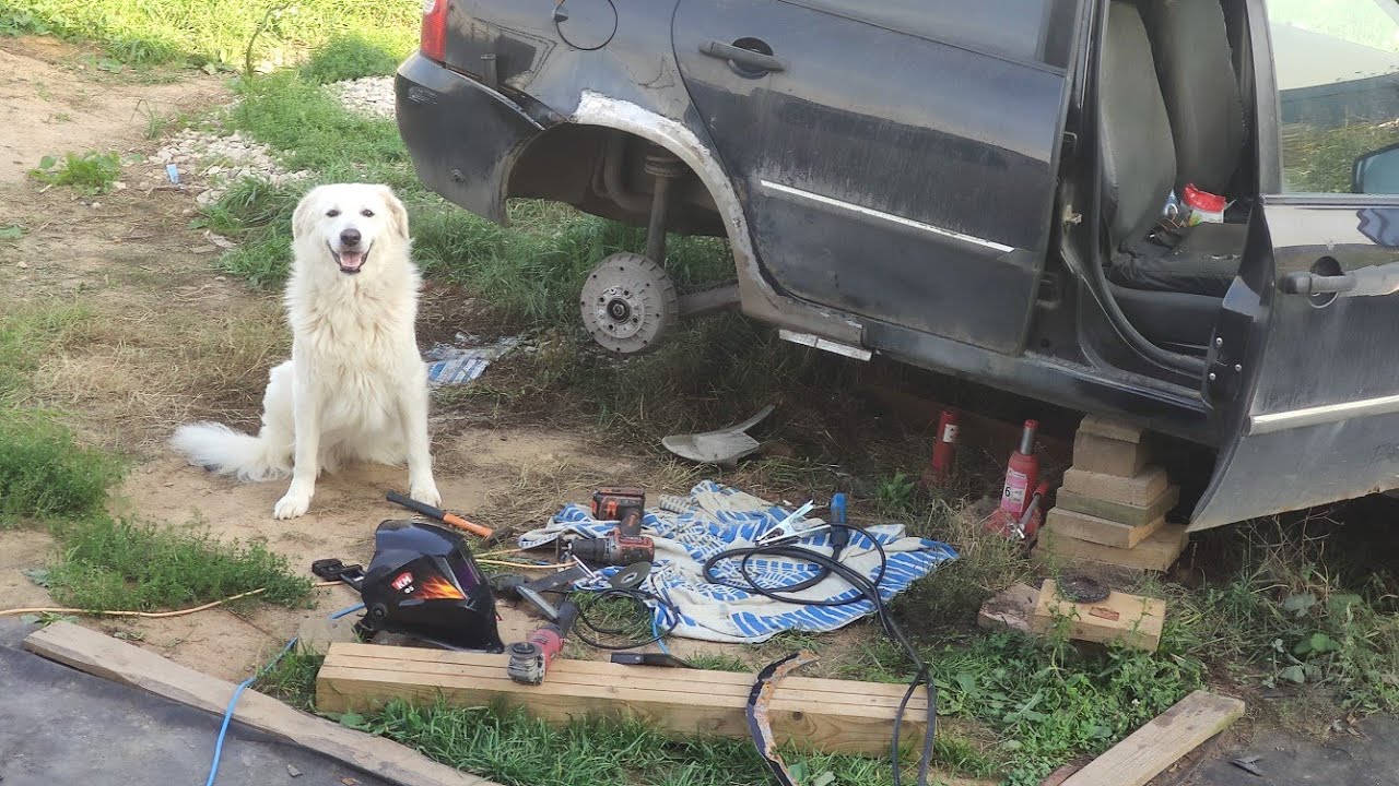 Кузовной ремонт калины 1. ч.3 20.08.2021 - YouTube