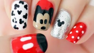 ♥ Disney Mickey Mouse Inspired Nails ♥