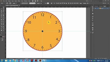 Creating Analog Clock in Illustrator