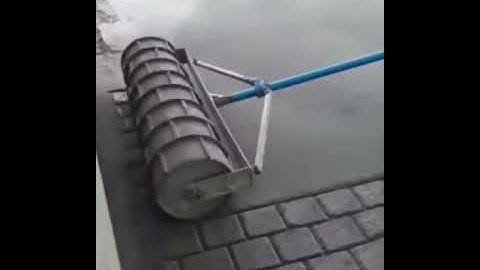 Putting a brick pattern on concrete  Science And Technology Videos