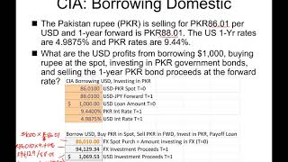 AdvFinMod Topic 24   Section 2 International Covered Interest Arbirtrage CIA