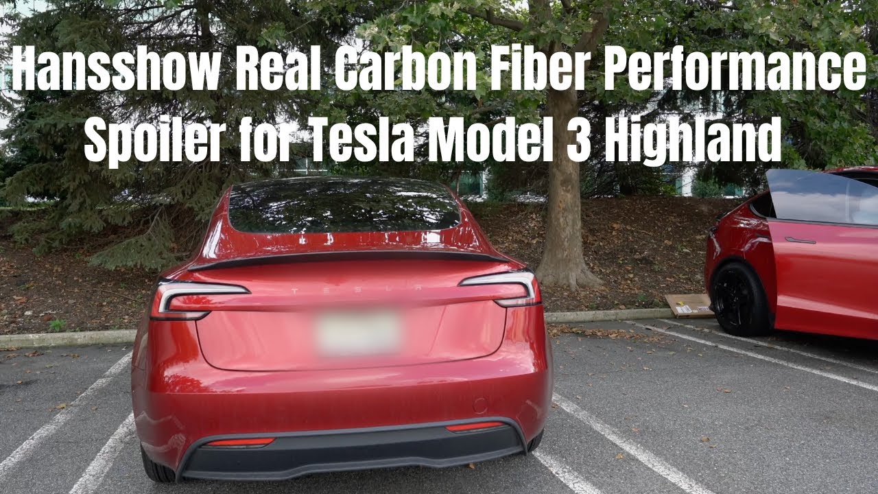 EASY 10 Minute Spoiler Install on a Tesla Model 3 Highland - YouTube