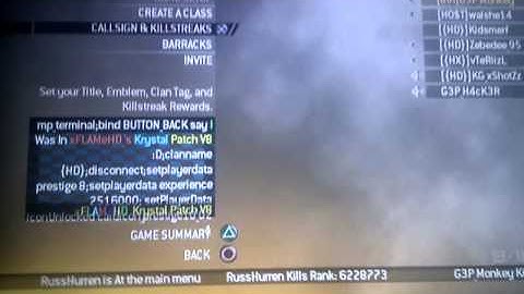 Mw2 | Hack Lobby (*after all patches*) | Ps3