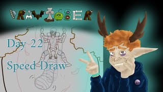 Drawtober Day 22 Speed Draw All , Autumn