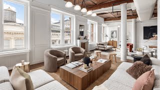 Inside A Tribeca Three Bedroom With Private Terrace & Selldorf Designed Interiors Serhant. Tour