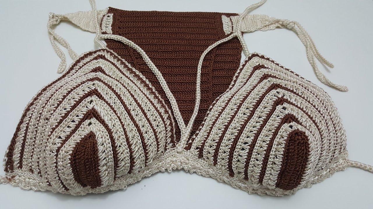 yeni örgü bikini altı modeli / farklı bikini modeli anlatımı , kendin yap , diy yazlık örgü modeli