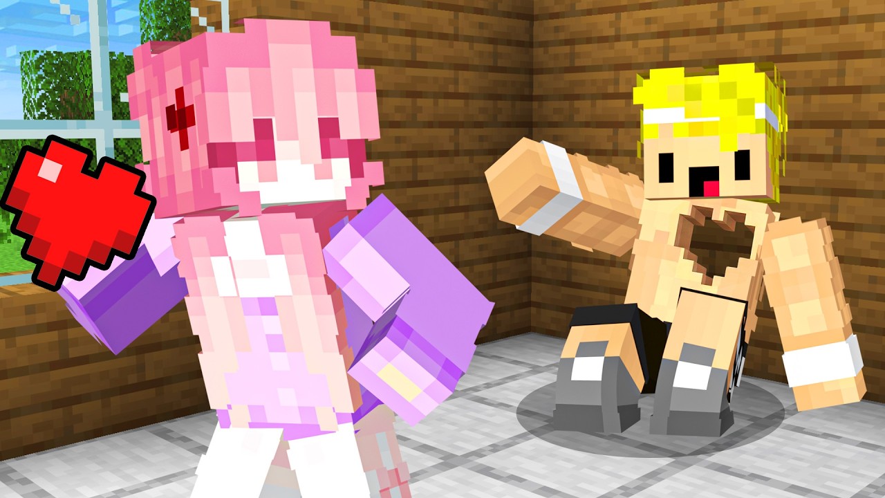 Mi AMIGA Me ROBÓ los CORAZONES en Minecraft...